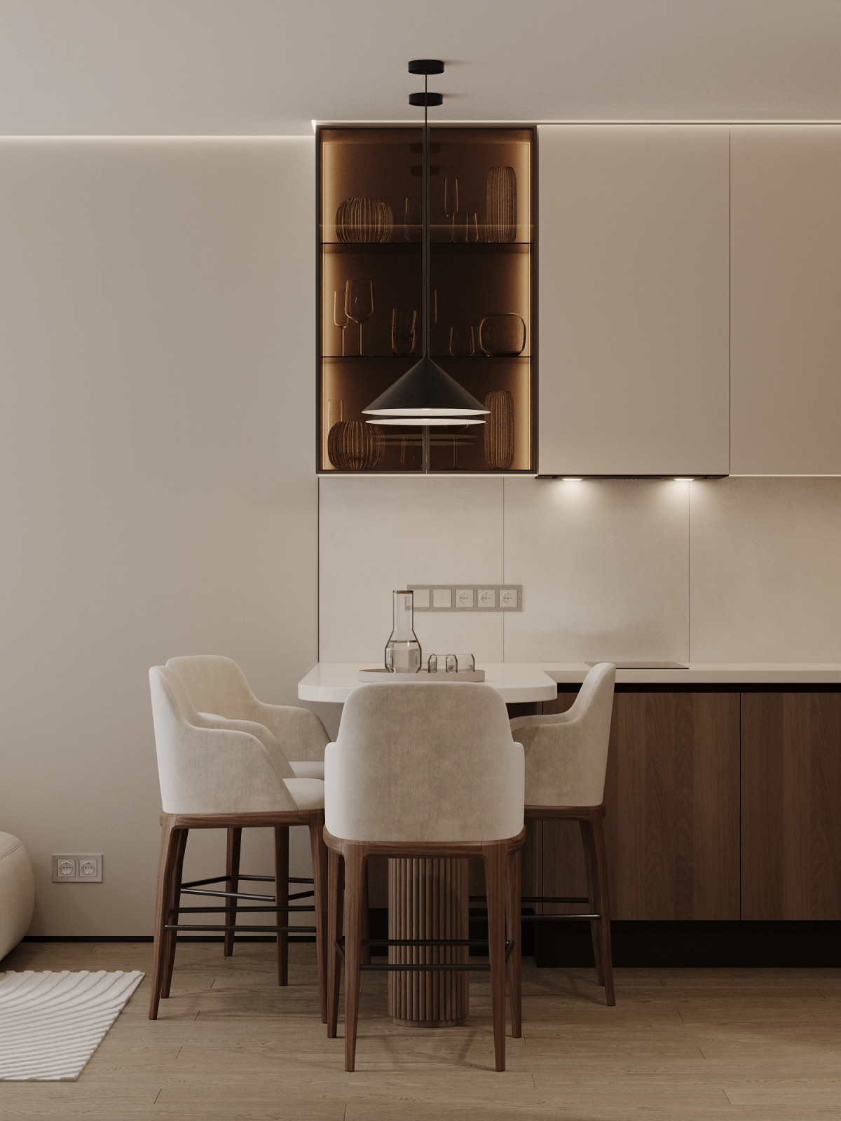 Эскизный проект интерьерной квартиры в Москве