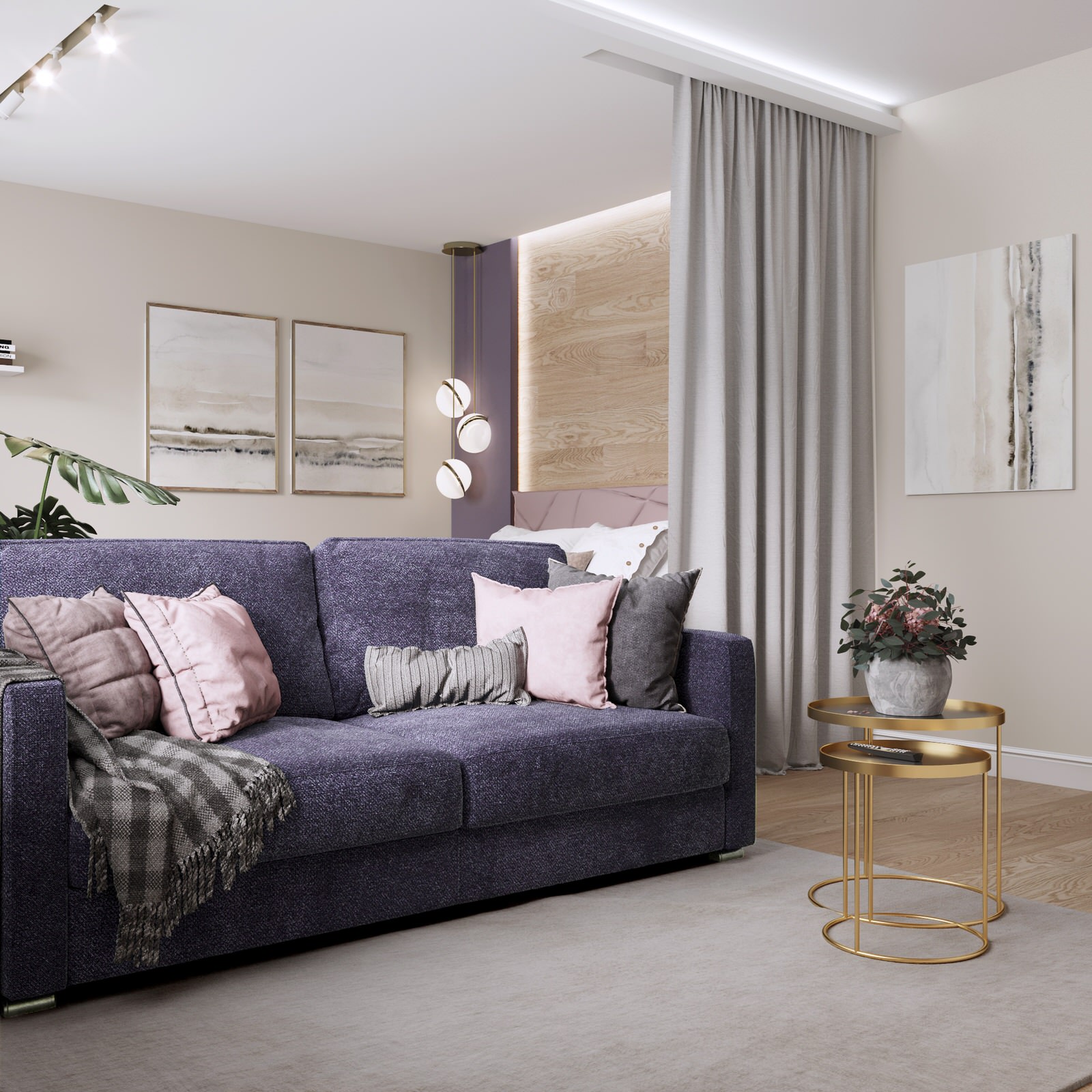 Нежная комната для молодой девушки