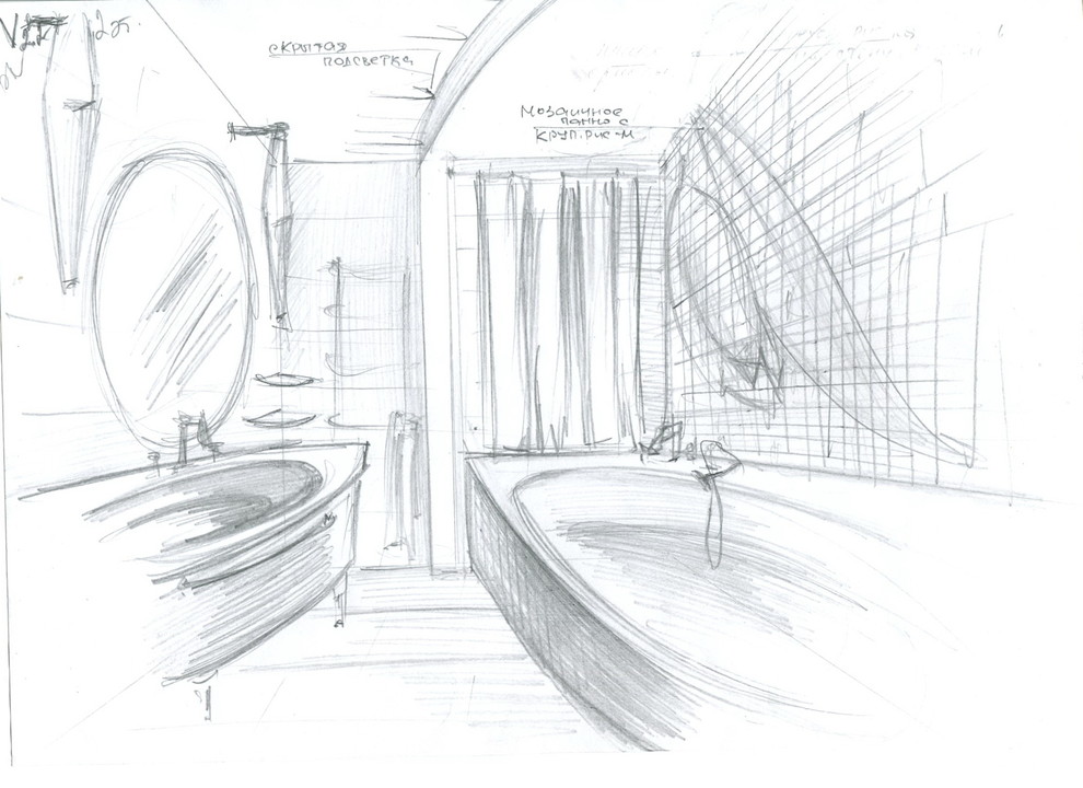 ручная графика, когда нет компютера под рукой