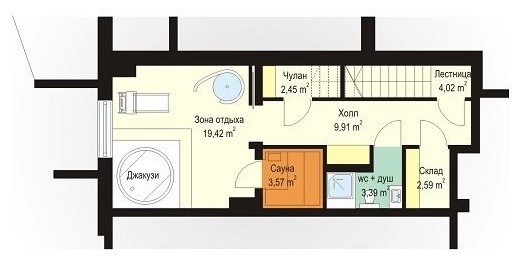 Проект дома Солнечная-Вилла