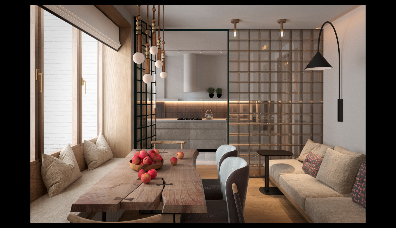 Обложка проекта: Проект квартир "СКАНДИ"  106 м2