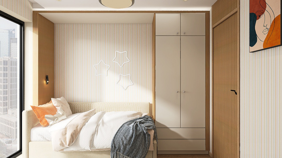 Обложка проекта: Проект трехкомнатной квартиры 66,8 кв.м.