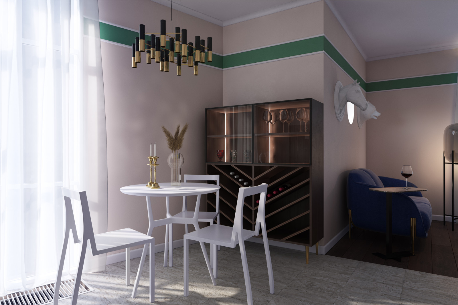 Маленькая квартира для пожилой женщины.