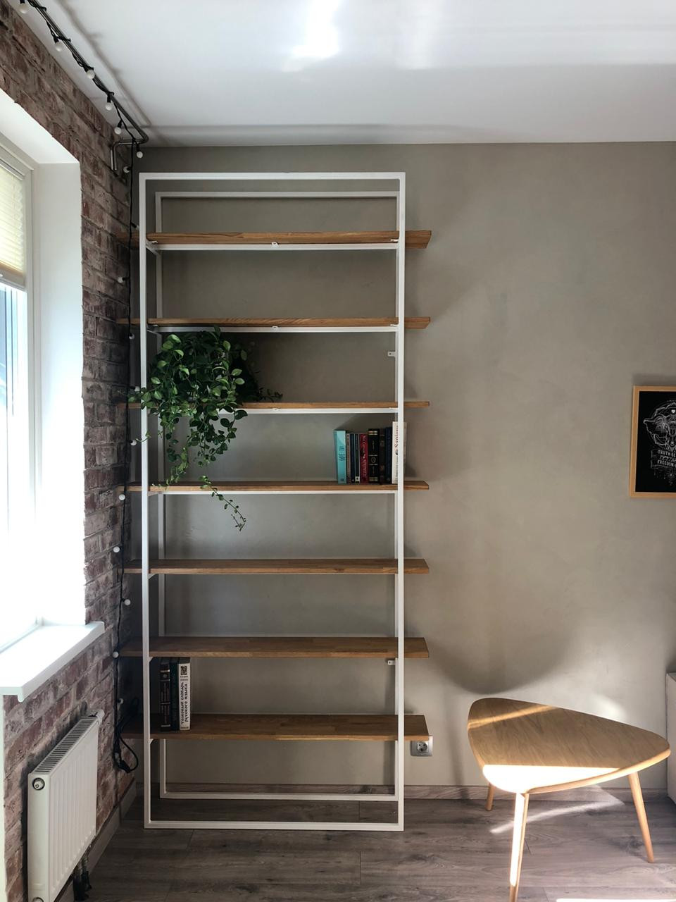 Стеллаж из щита дуба