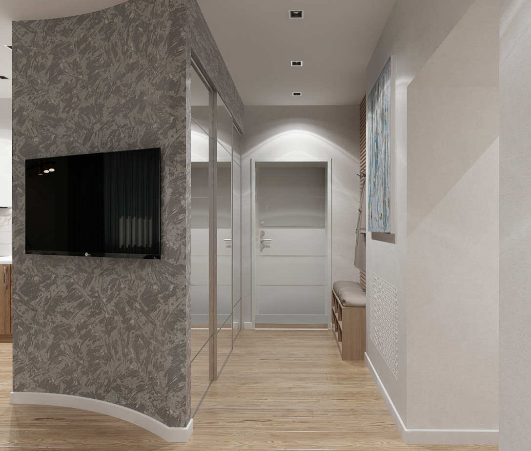 Дизайн-проект квартиры в районе Серебрянный берег г.Омск