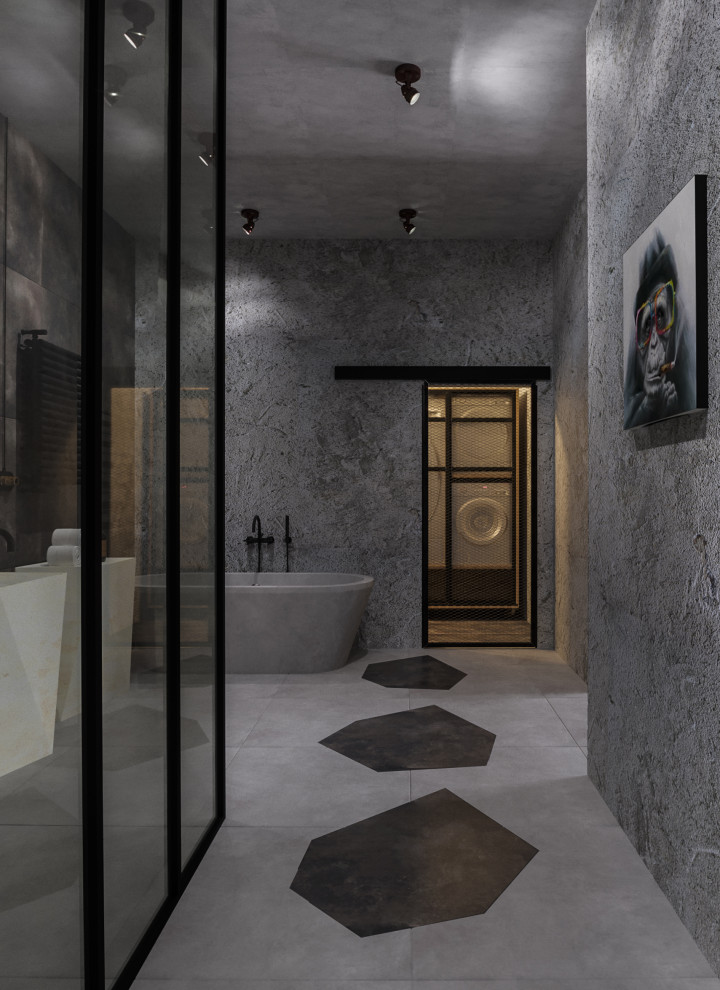 ЖК "Мосфильмовская". Дизайн-проект в стиле Loft