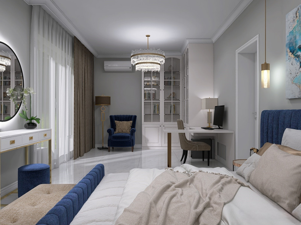 Обложка проекта: Спальня-кабинет