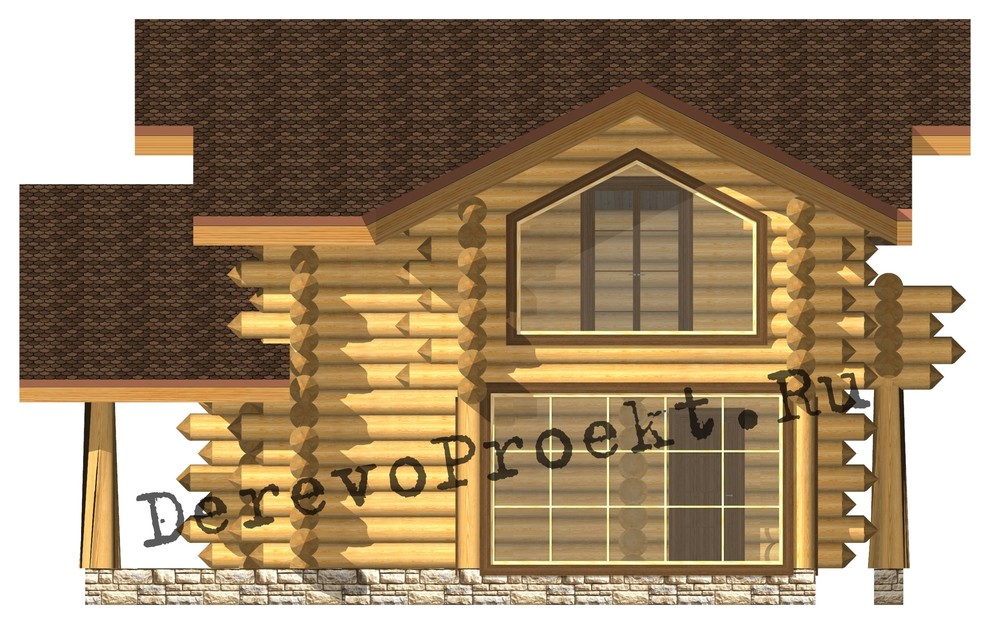 Баня Романа - рубленое бревно 380-420мм