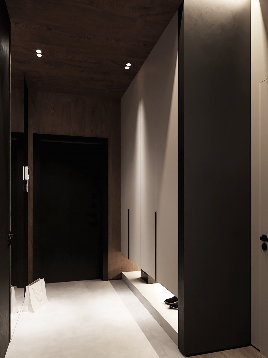 Дизайн-проект интерьера частного одноэтажного дома в Калининградской области