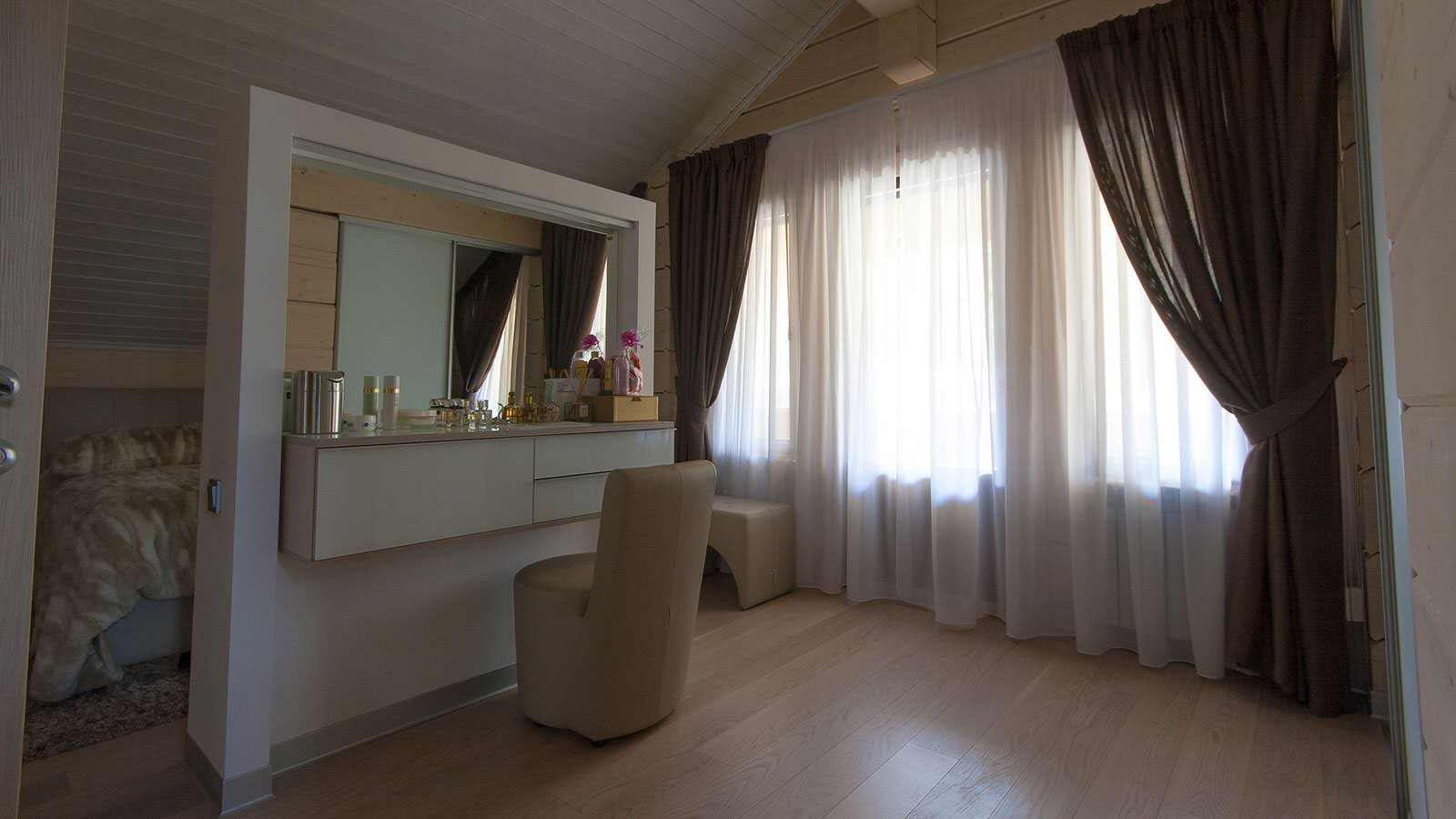 интерьер загородного дома в "Лемболово парк".