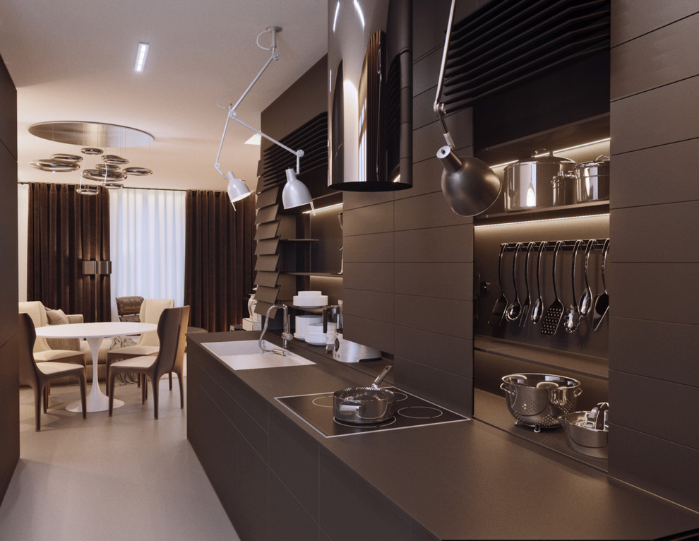 Интерьер квартиры в  ЖК "Дом на Фрунзенской". Санкт-Петербург