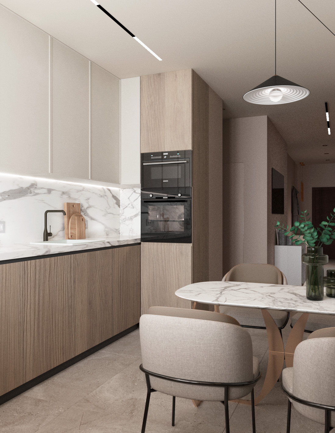 Квартира 200 м² у парка Царицыно (1 этаж)