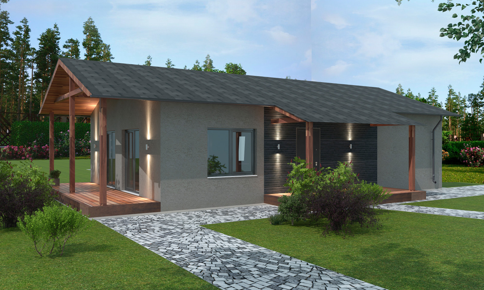 Обложка проекта: Проекты недорогих домов, для строительной фирмы