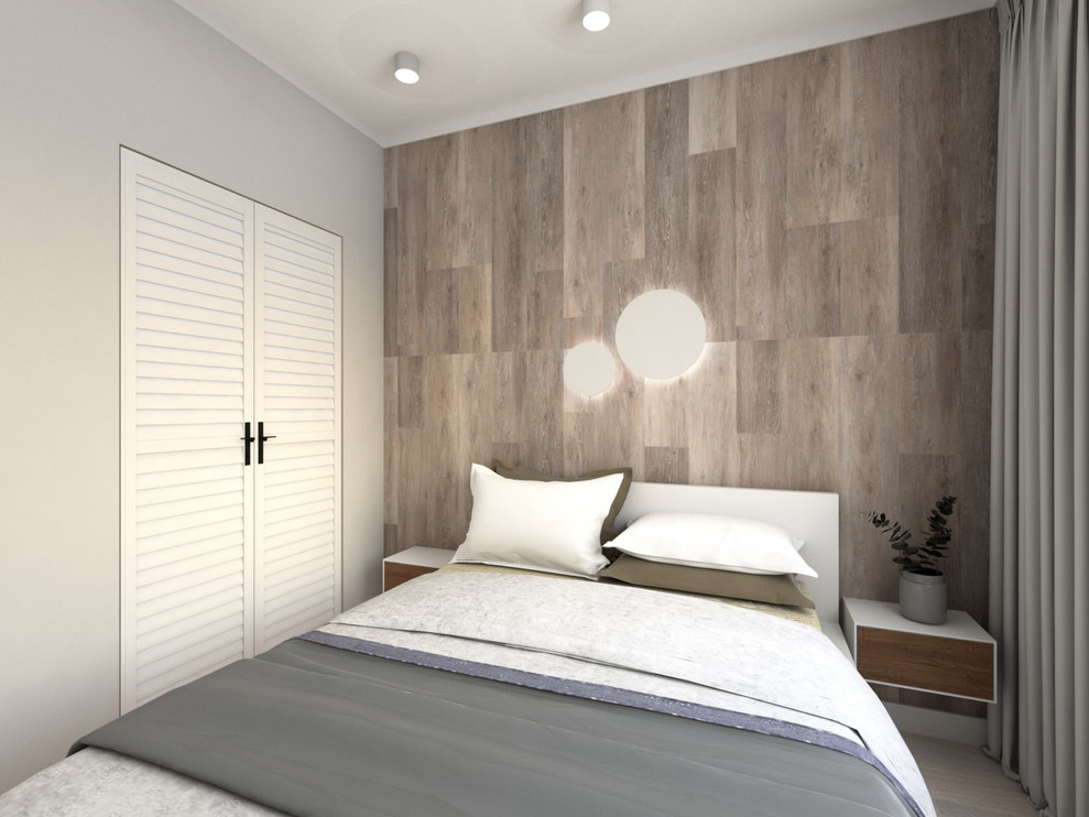 Кухня гостиная и спальня