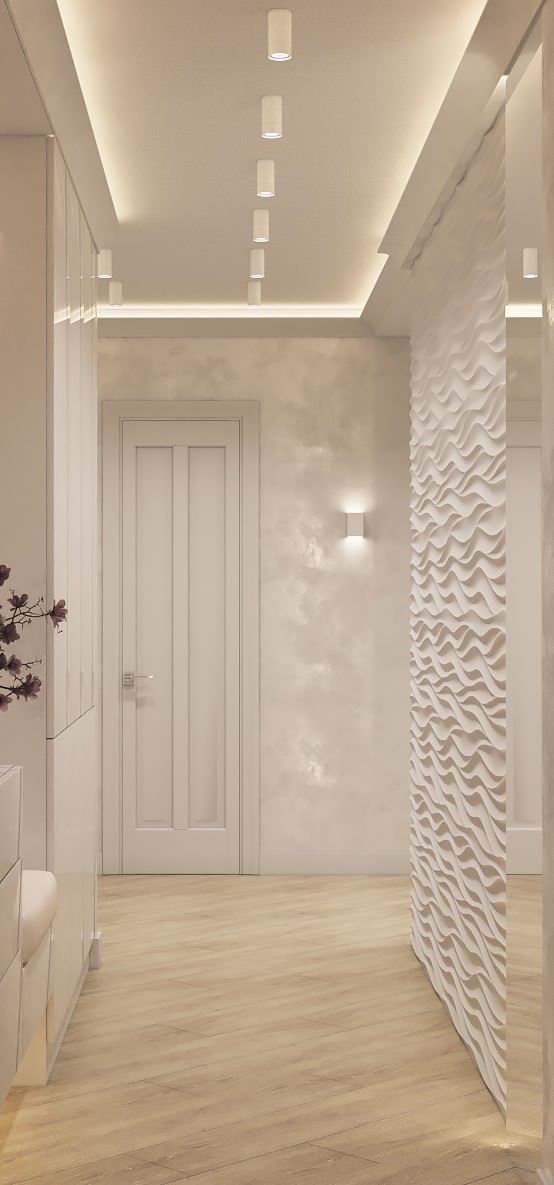 Интерьер квартиры 70 кв.м. для семьи с двумя детьми