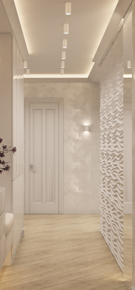 Интерьер квартиры 70 кв.м. для семьи с двумя детьми