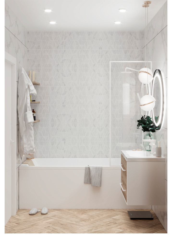 Двухкомнатная квартира в нейтральных тонах