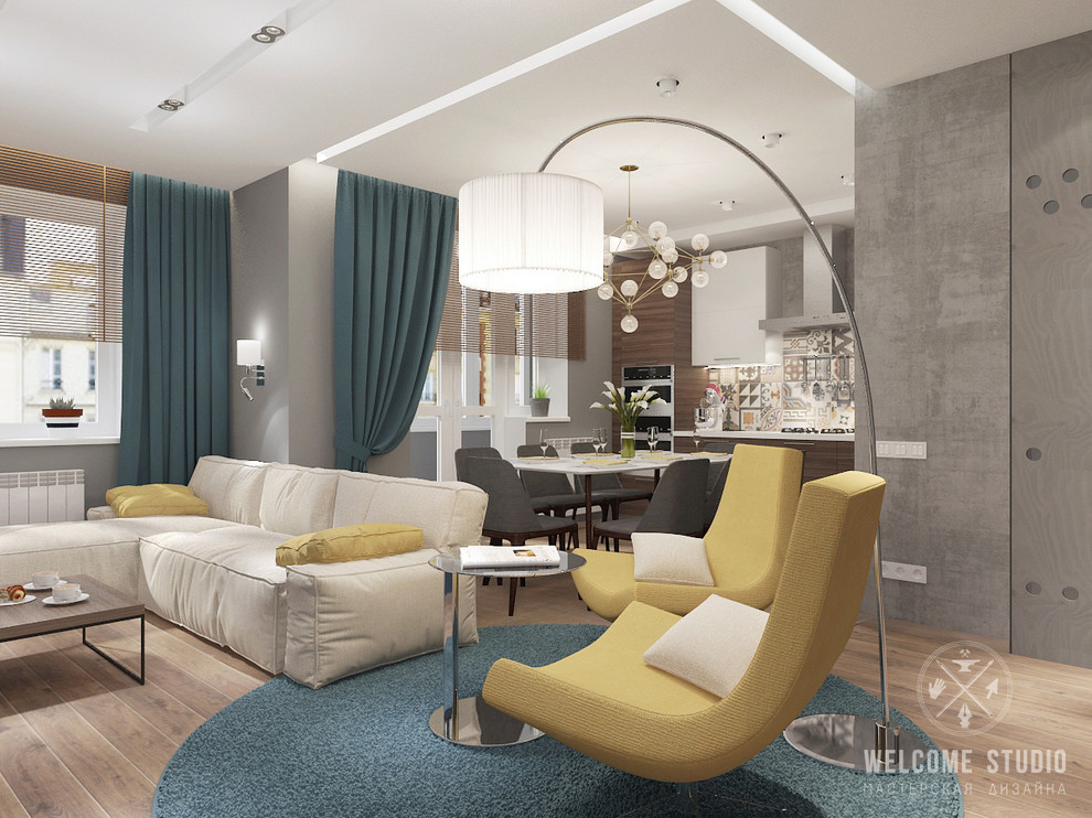 Обложка проекта: Двухуровневая квартира в г. Калуга