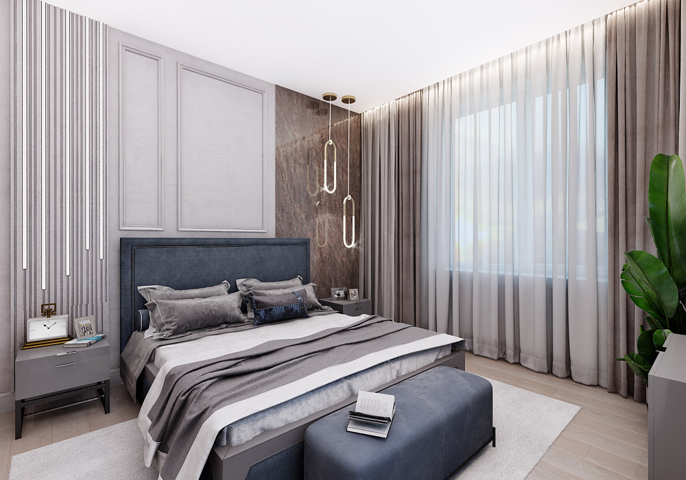 Обложка проекта: спальня 2 в частном доме