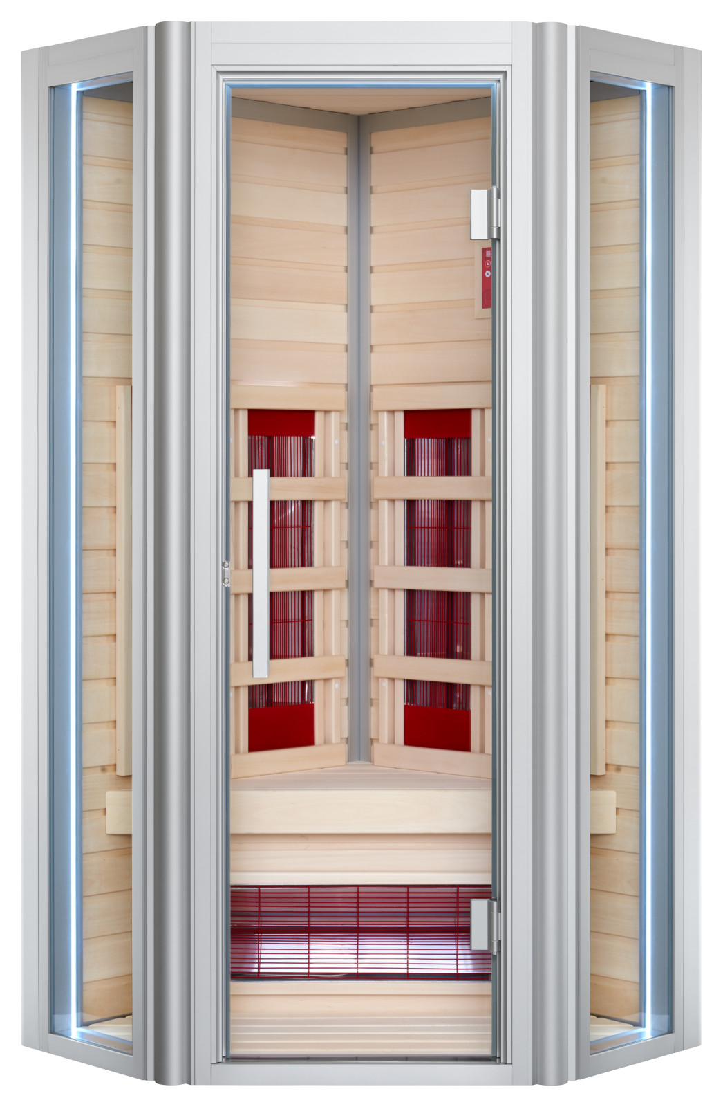 Инфракрасная сауна Соло Угловая серия Hi-Tech