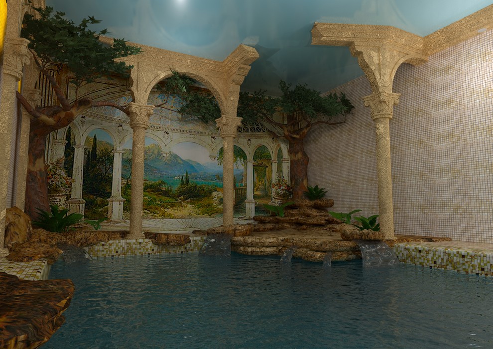 Обложка проекта: Бассейн в частном доме 2