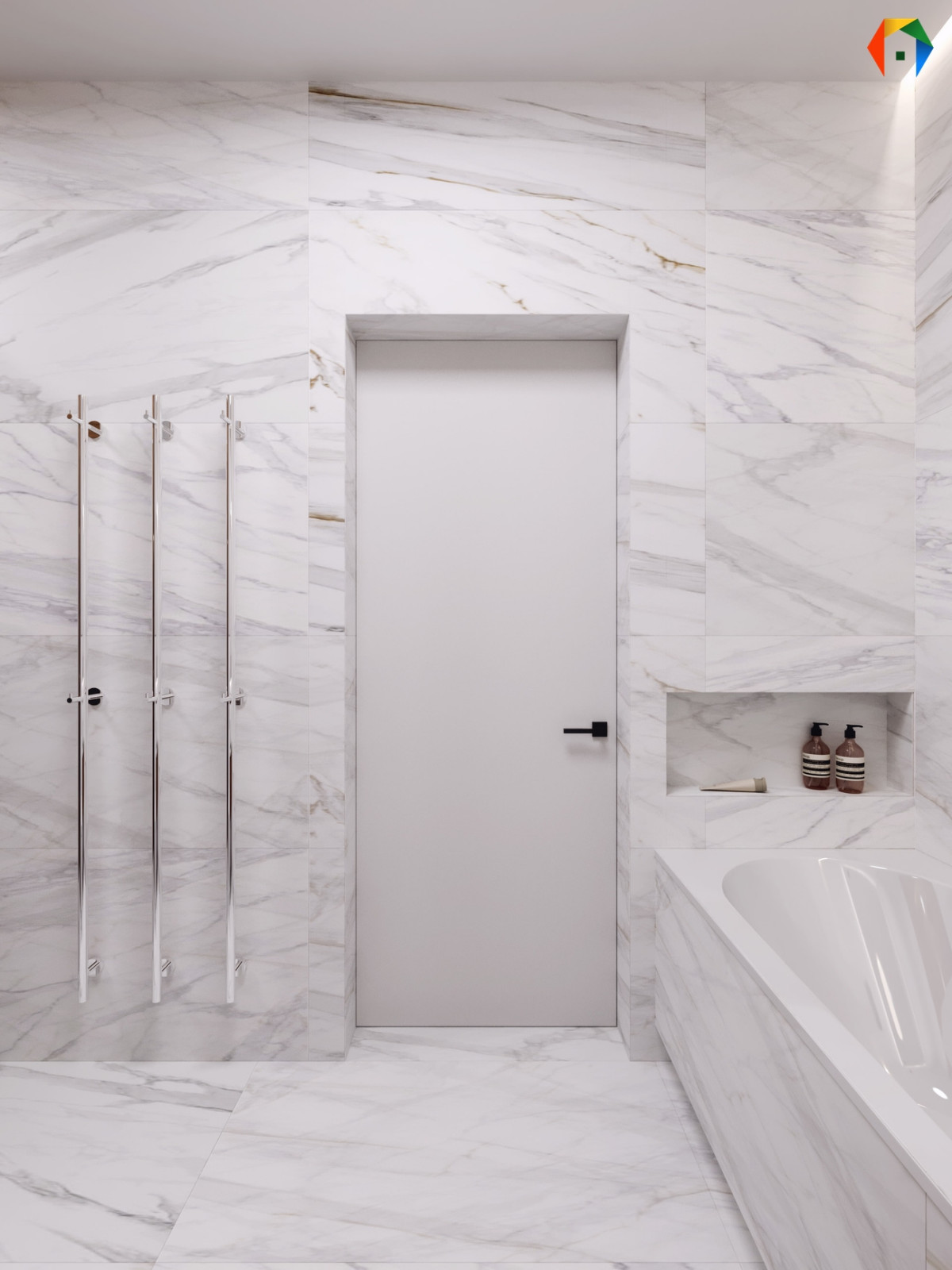 Веласкеса. Дизайн-проект с скрытой кухней