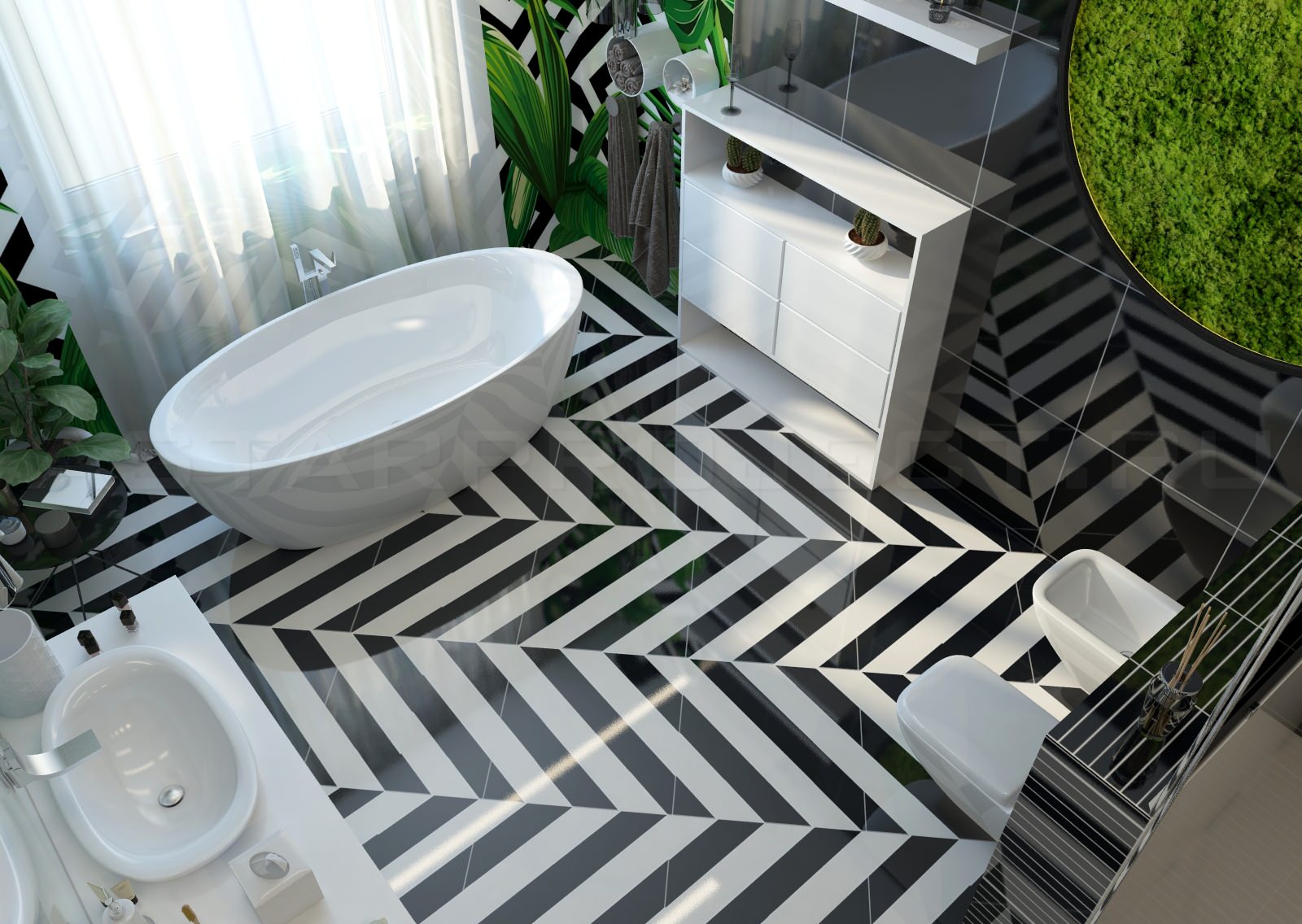 Краски лета(ванная)