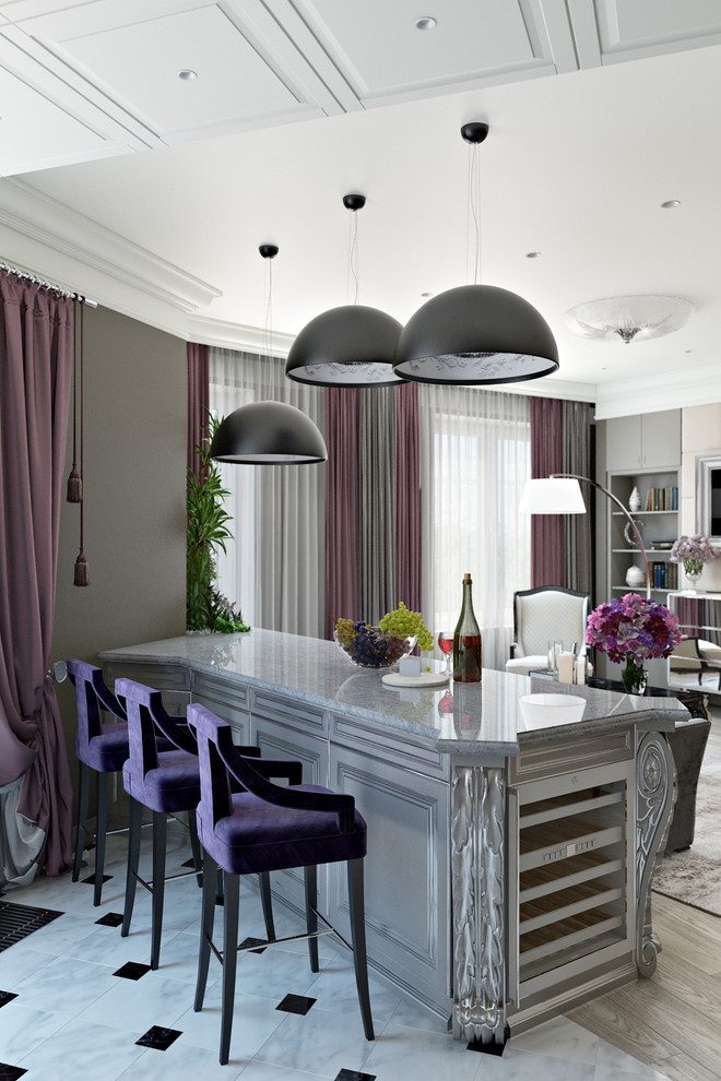 The apartment in a residential complex English Square in Moscow