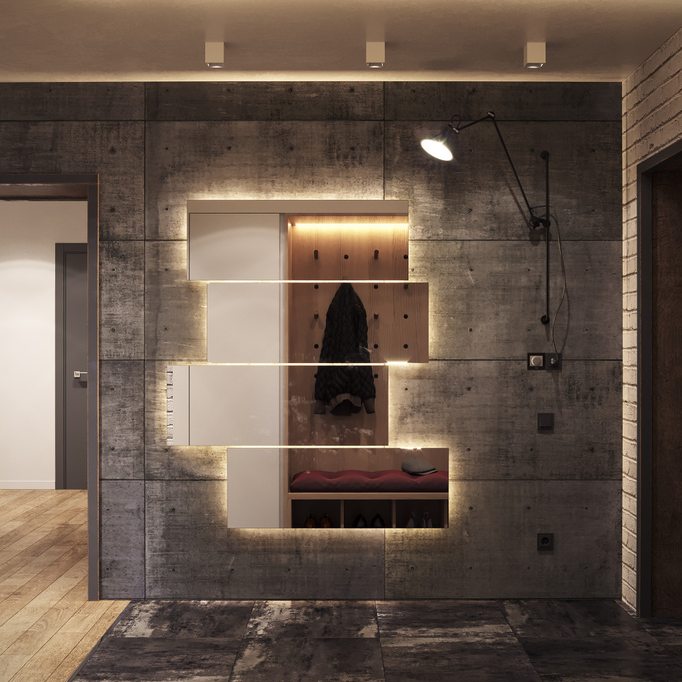 Дизайн квартиры в индустриальном стиле