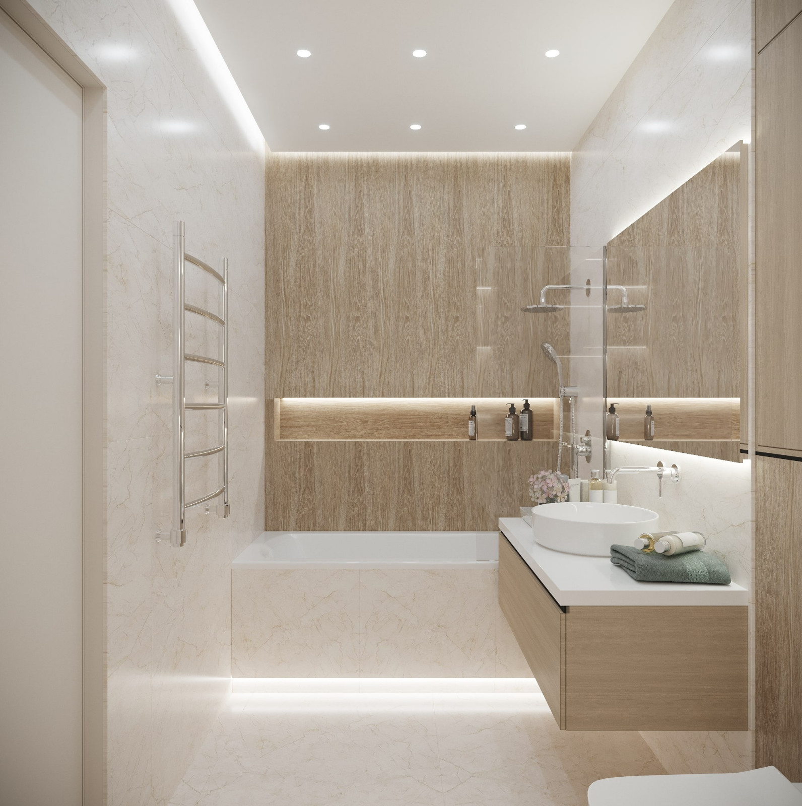 Обложка проекта: Дизайн-проект квартиры 67м² в ЖК Гранд Квартал