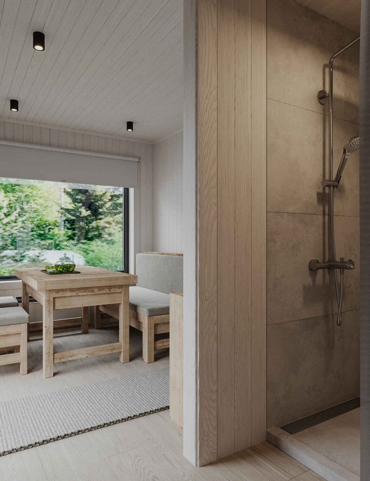 Проект бани из морского контейнера