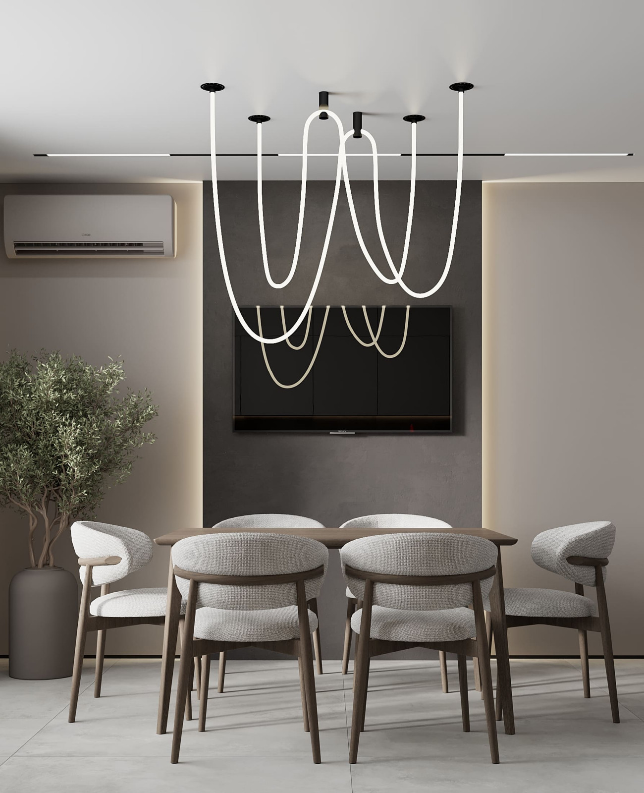 Дизайн-проект пентхауса для молодой пары