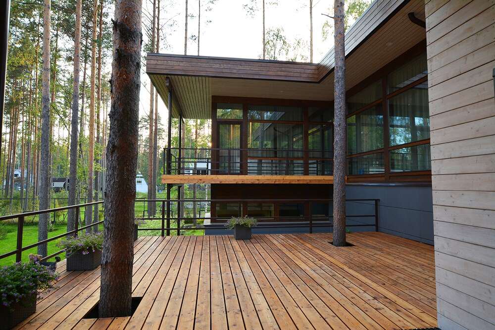 Фахверковый дом на Лемболовском озере