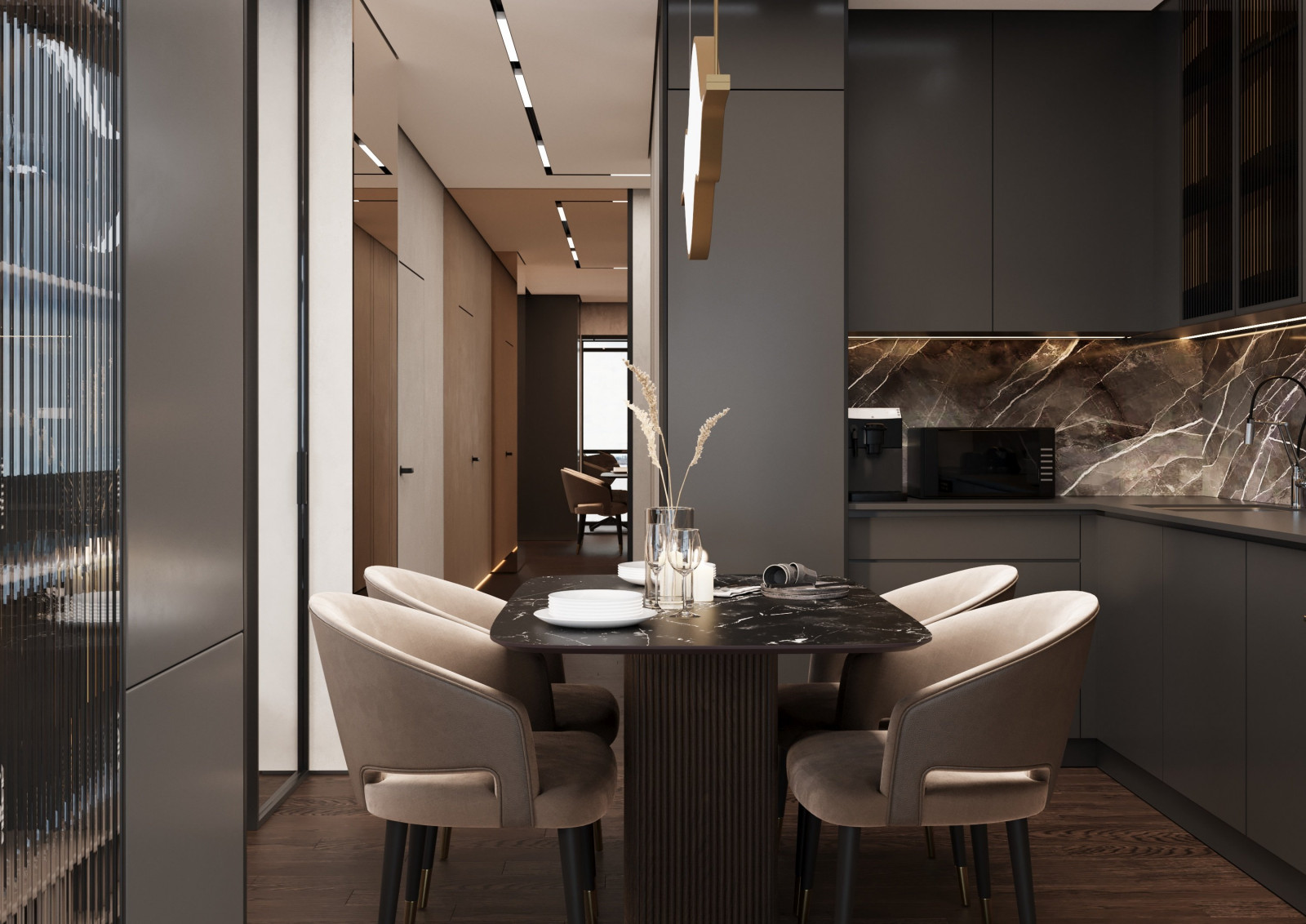 Дизайн интерьера ЖК "Полюса"