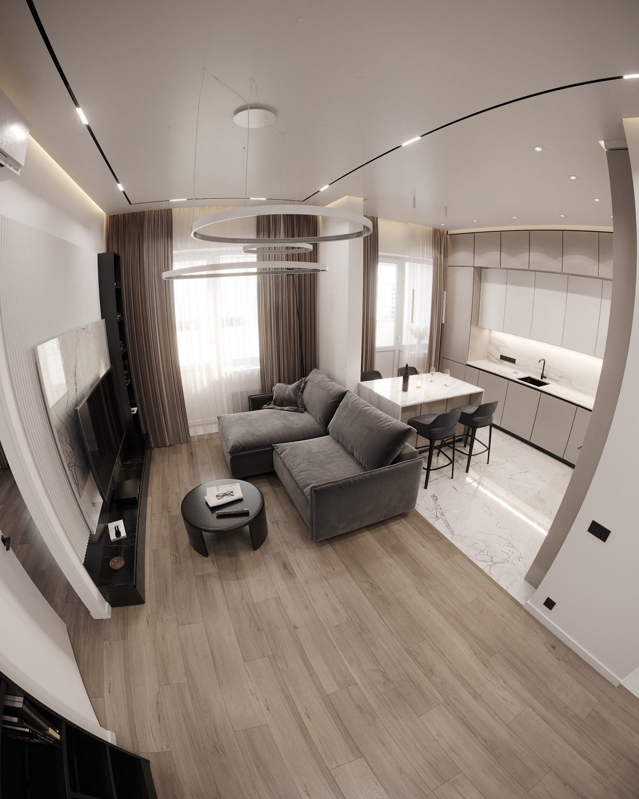 Дизайн и 3д-визуализация санузла в квартире в г. Долгопрудный