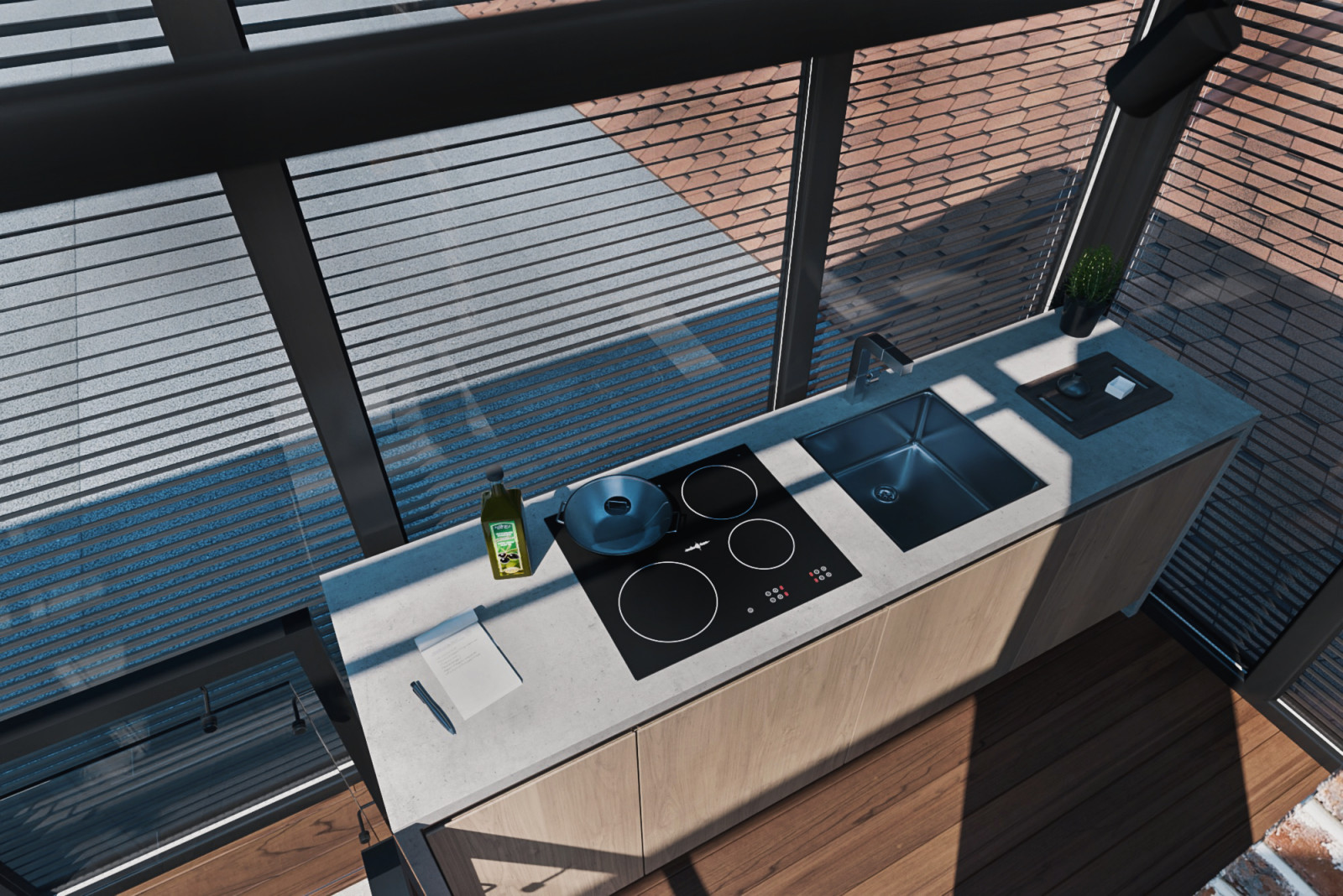 Терраса пентхауса в г. Сочи