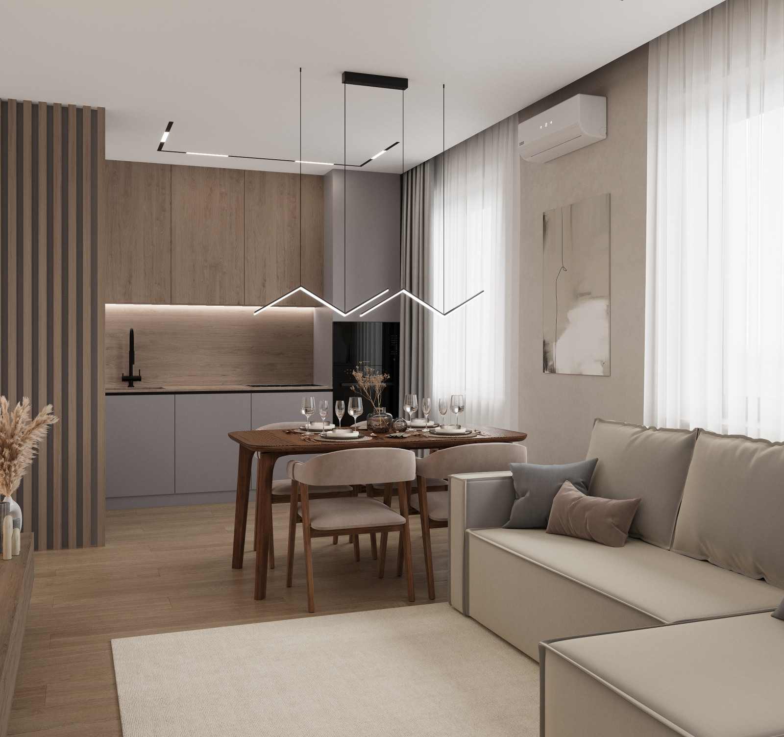 Кухня-гостиная "Квартет"