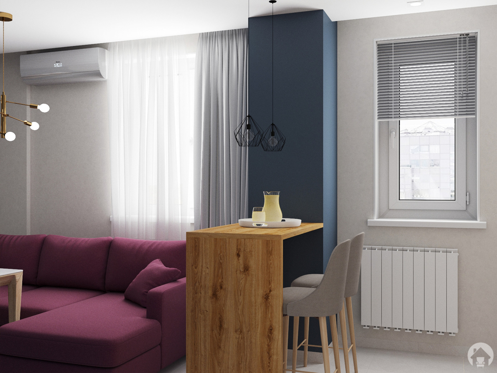 Дизайн-проект квартиры на Санаторной (новый)