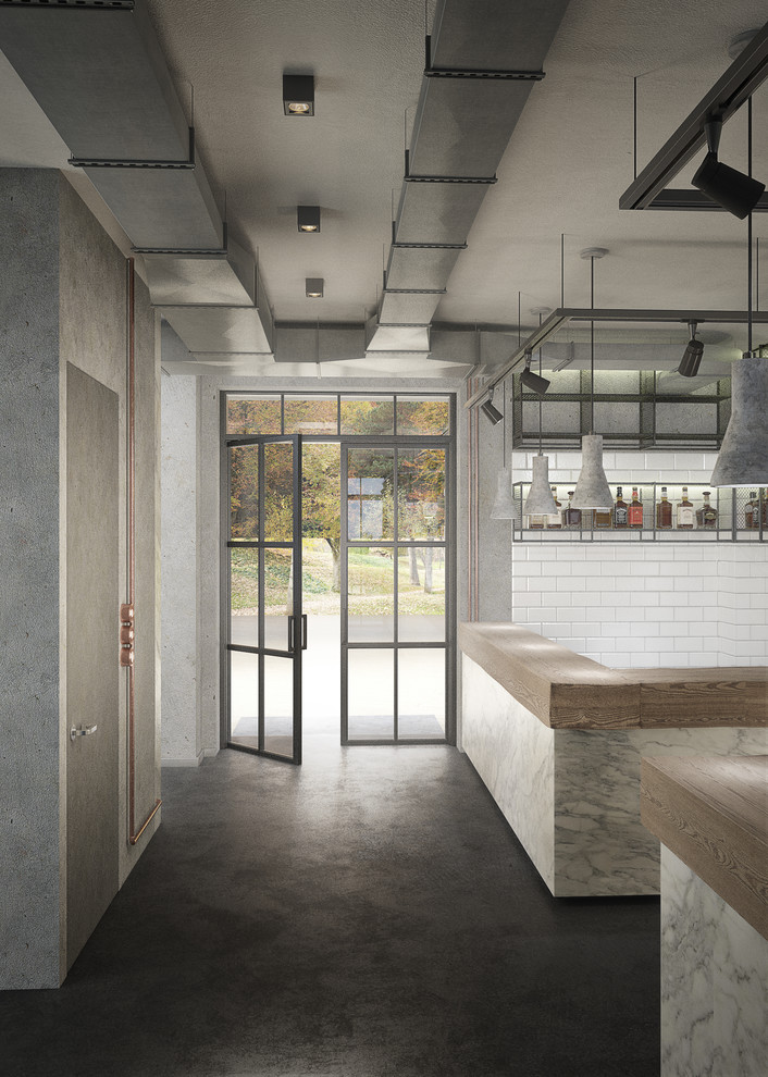 Дизайн интерьера кафе "Пион" в парке "Сокольники"