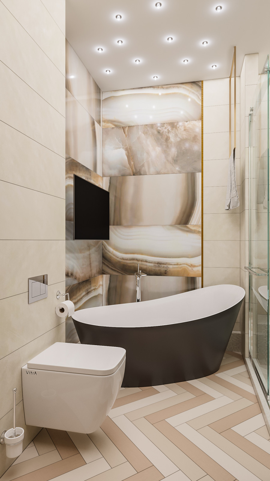 Дизайн проект квартиры "Элегантная роскошь"