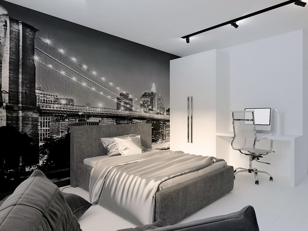 Комфорт и изящество черно-белого интерьера