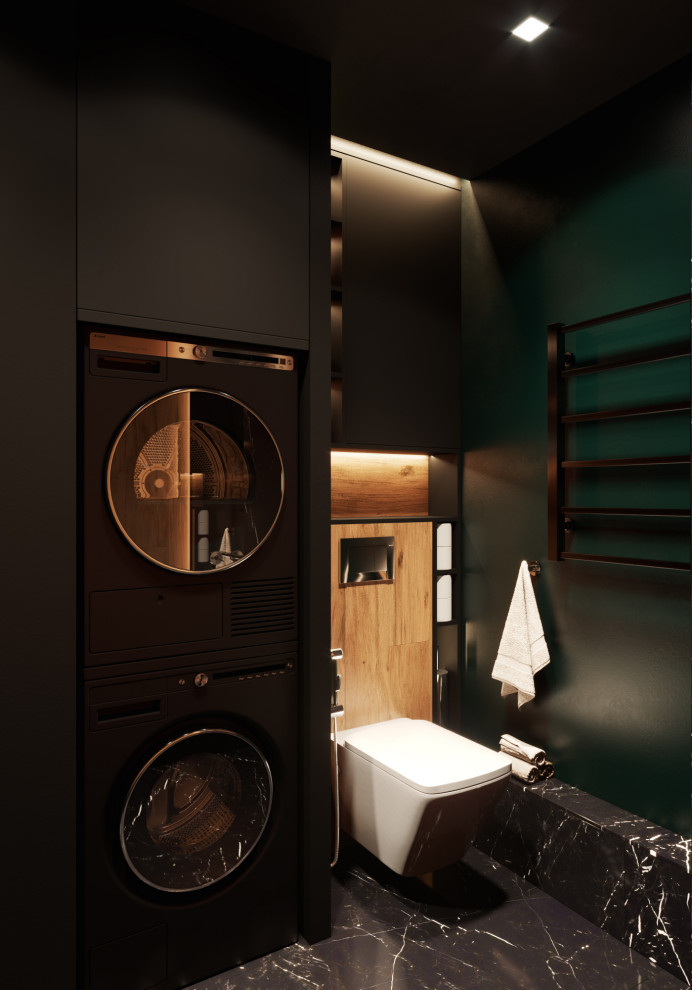 Квартира в черных тонах