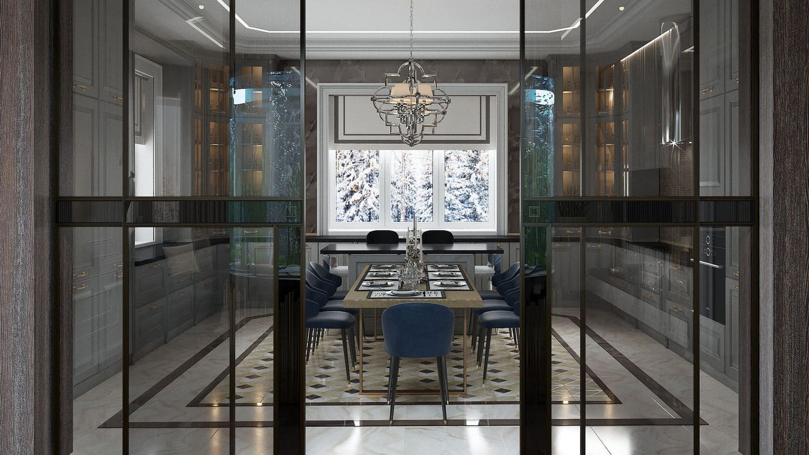 Гостиная и кухня / Пятигорск