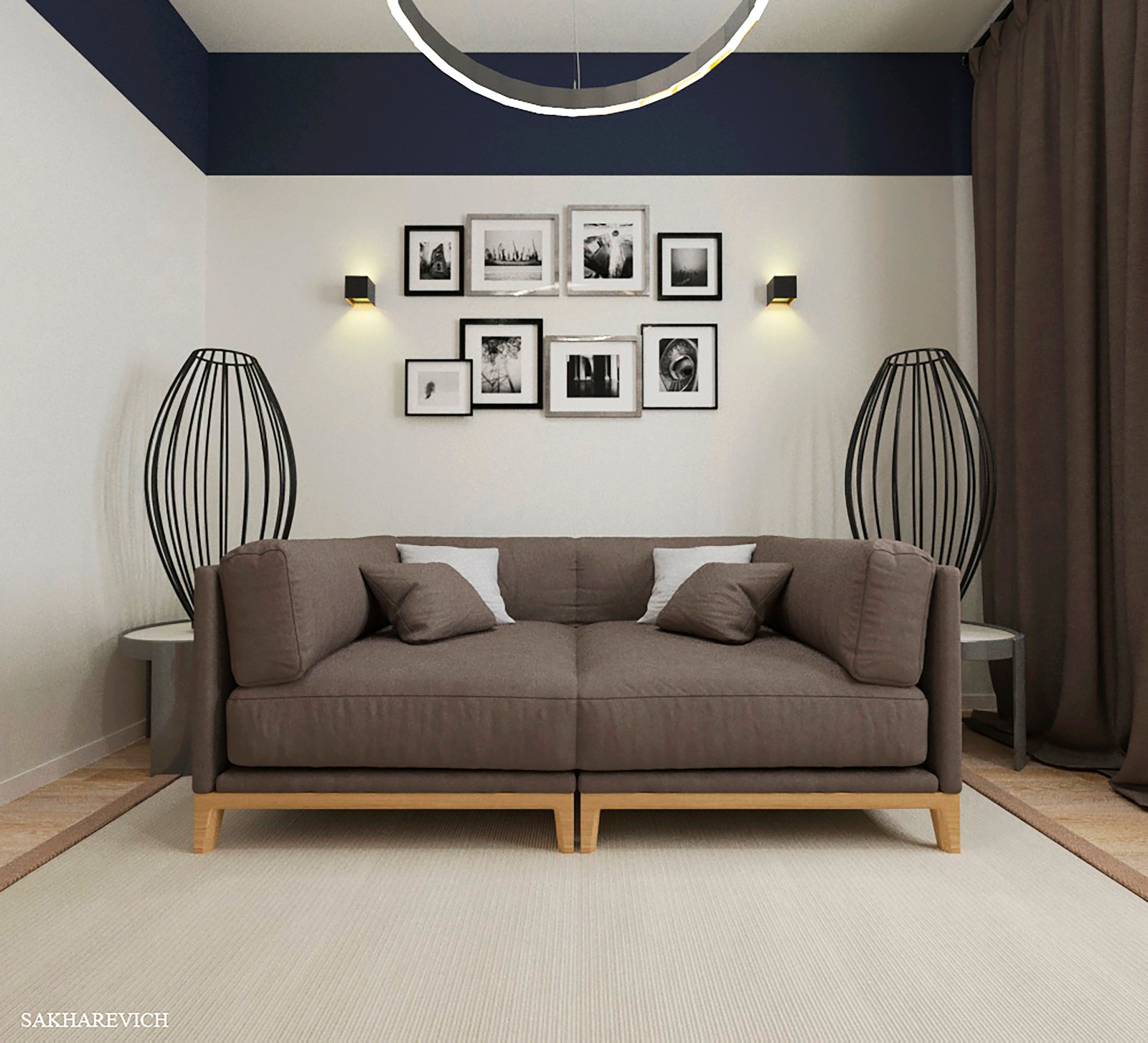 Дизайн-проект дома в КП (Московская обл)