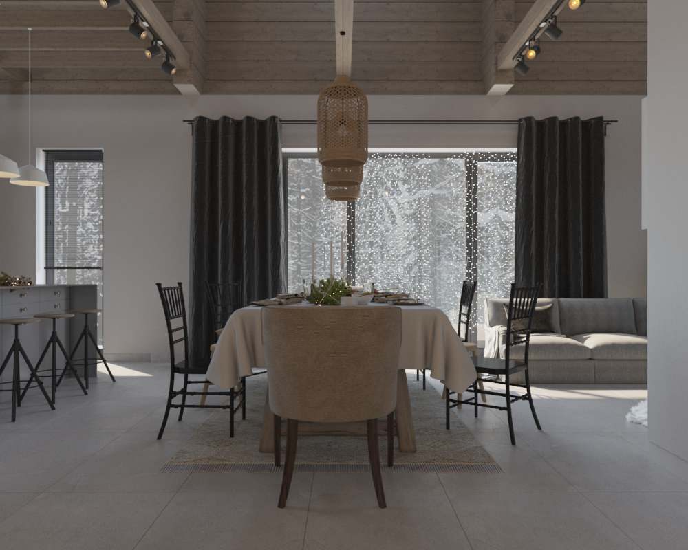 Дизайн-проект частного дома в подмосковье