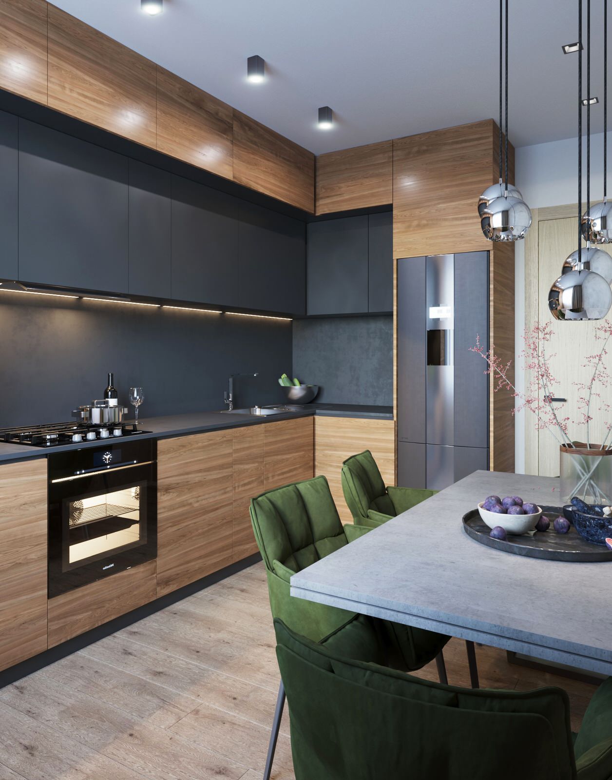 Квартира для семьи в современном стиле