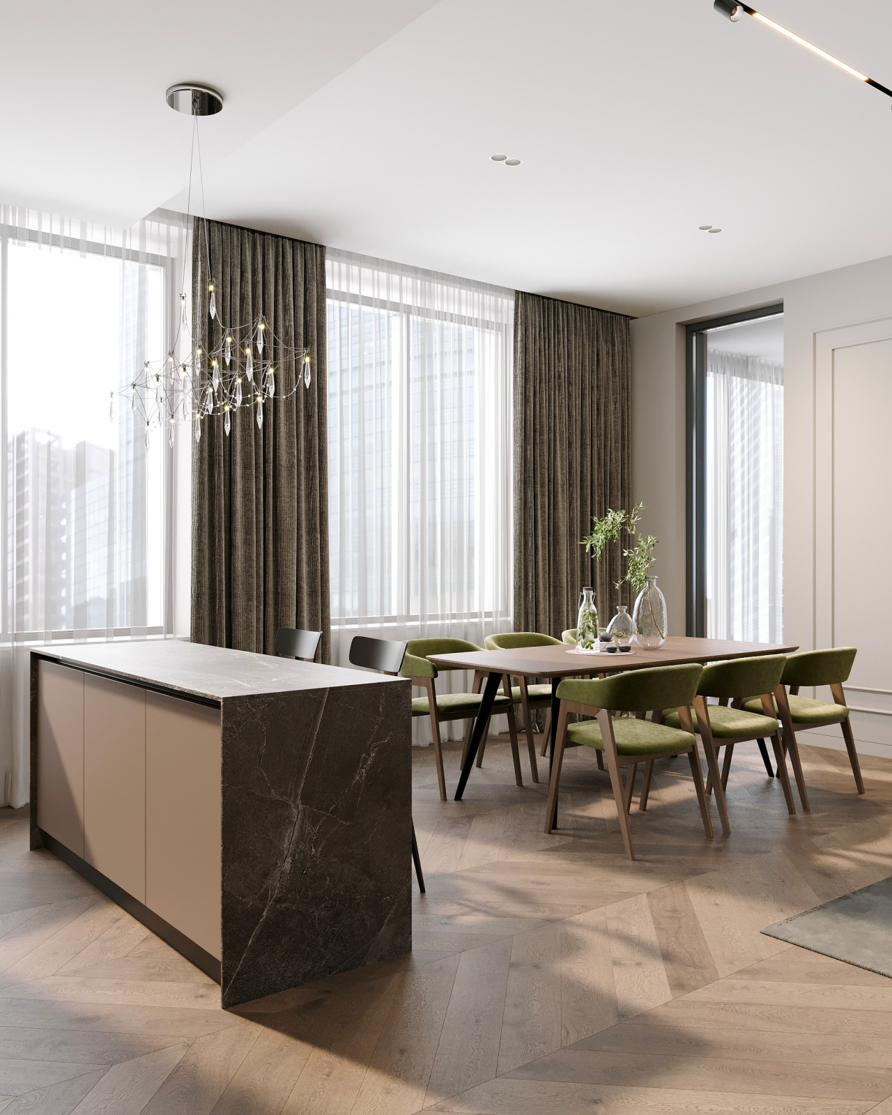 ЖК Михайловский Гостиная