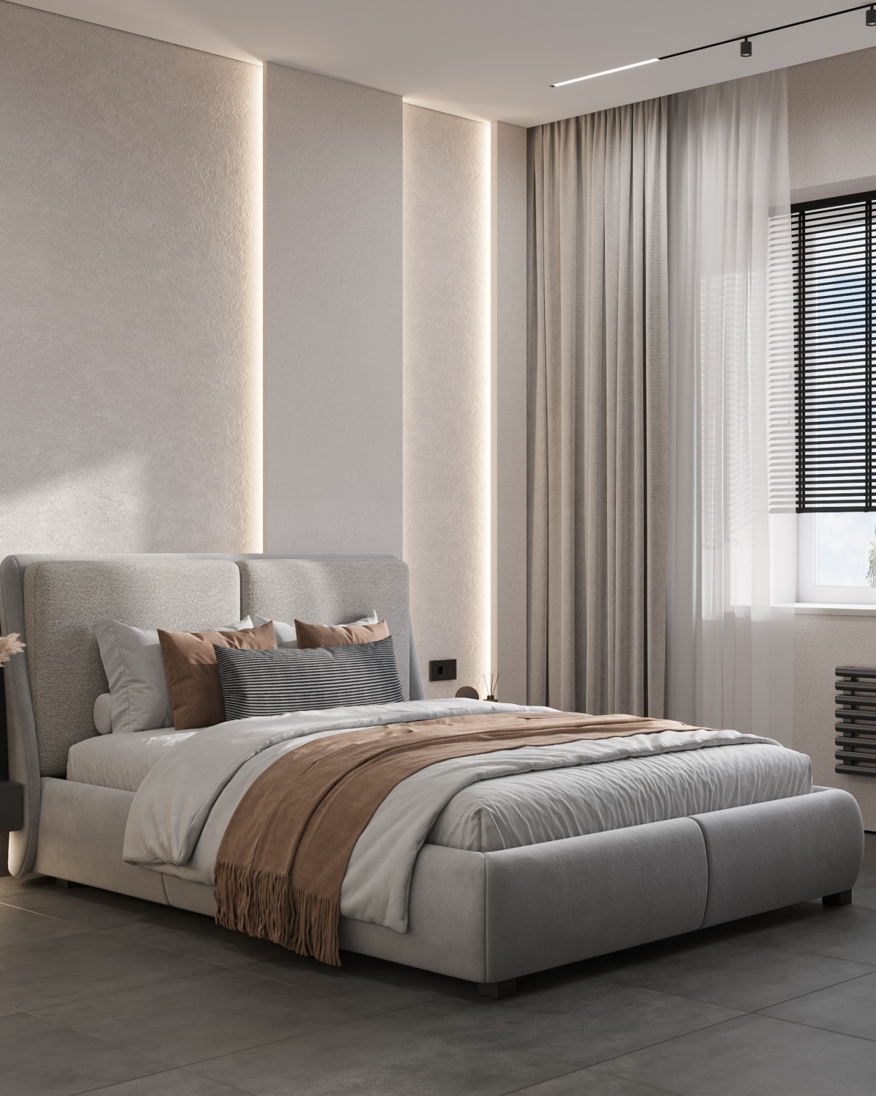 Contemporary home interior for young family