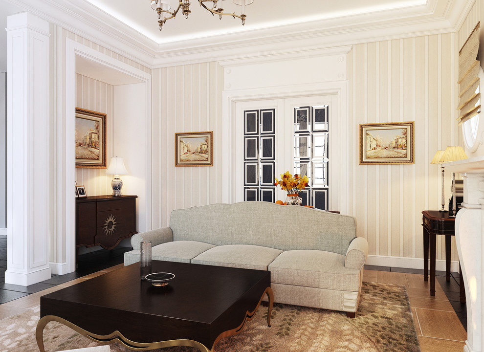 Интерьер загородного дома в пригороде Казани