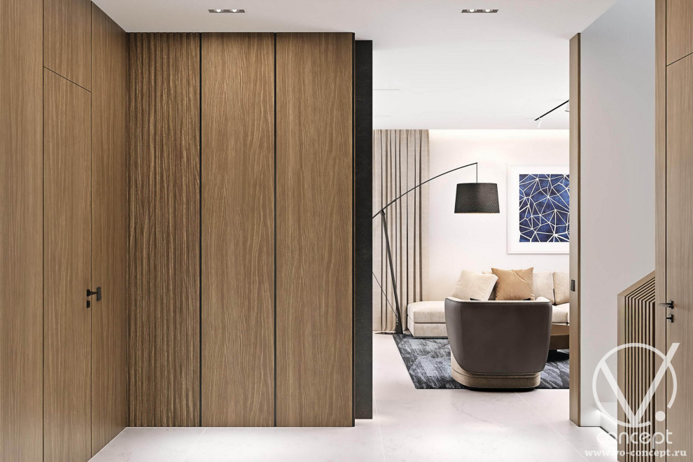 Реконструкция интерьеров дома в подмосковье. 350 м.кв.